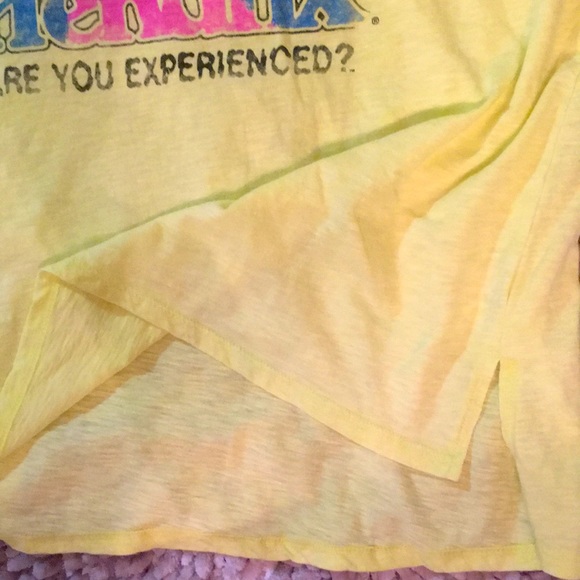 Jimi Hendrix Band Tee Size L Yelloe - Picture 5 of 5